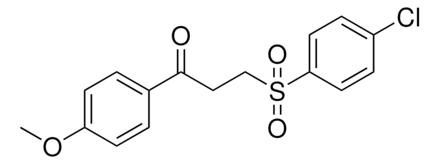 3-[(4-CHLOROPHENYL)SULFONYL]-1-(4-METHOXYPHENYL)-1-PROPANONE AldrichCPR