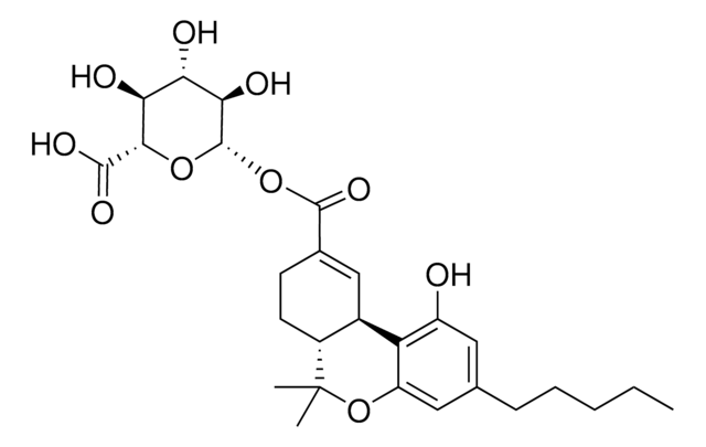 (-)-11-Nor-delta9-THC- 9-carboxylic acid glucuronide solution 100&#160;&#956;g/mL in methanol, certified reference material, ampule of 1&#160;mL, Cerilliant&#174;