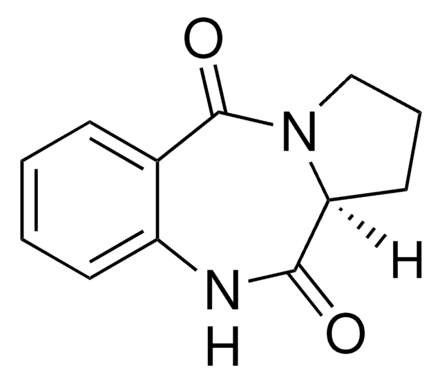 (S)-(+)-2,3-二氢-1H-吡咯并[2,1-c][1,4]苯并二氮卓-5,11(10H,11aH)-二酮 99%