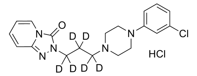 曲唑酮-D6标准液 盐酸盐 溶液 100&#160;&#956;g/mL in methanol (as free base), ampule of 1&#160;mL, certified reference material, Cerilliant&#174;