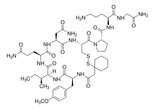 [&#946;-Mercapto-&#946;,&#946;-cyclopentamethylenepropionyl1, O-Me-Tyr2, Orn8]-Oxytocin &#8805;93% (HPLC), solid