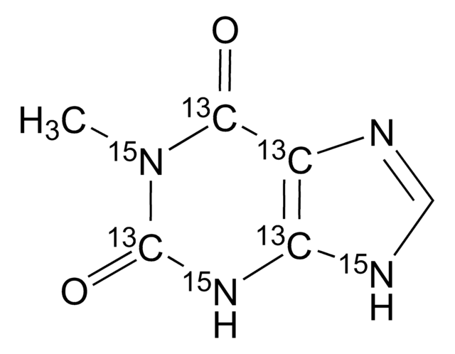 1-甲基黄嘌呤-2,4,5,6-13C4, 1,3,9-15N3 &#8805;98 atom %, &#8805;98% (CP)