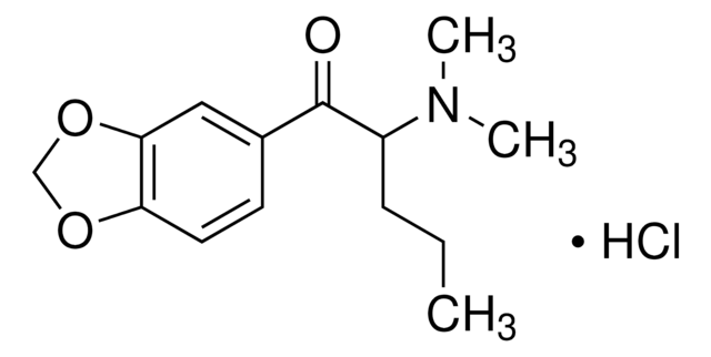 N,N-Dimethylpentylone hydrochloride solution 1&#160;mg/mL in methanol ((as free base)), certified reference material, ampule of 1&#160;mL, Cerilliant&#174;