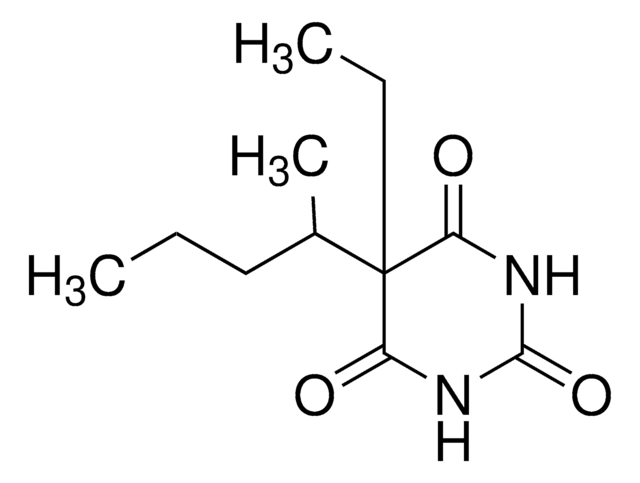 戊巴比妥标准液 溶液 1.0&#160;mg/mL in methanol, ampule of 1&#160;mL, certified reference material, Cerilliant&#174;