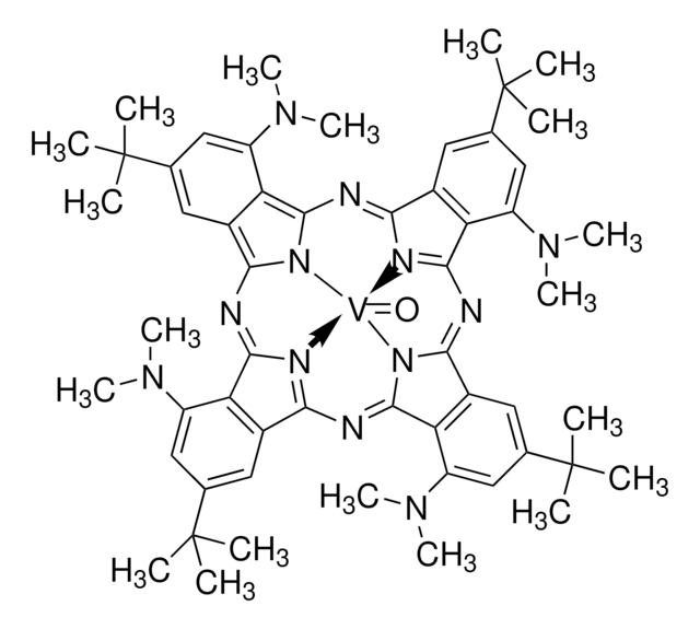 Vanadyl 3,10,17,24-tetra-tert-butyl-1,8,15,22-tetrakis(dimethylamino)-29H,31H-phthalocyanine Dye content 80&#160;%