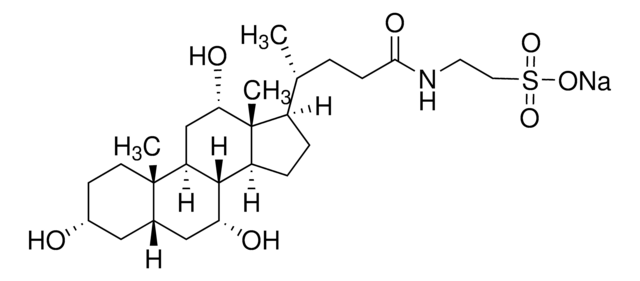 Taurocholic acid sodium salt 500&#160;&#956;g/mL in methanol (as free sulfate), certified reference material, Cerilliant&#174;