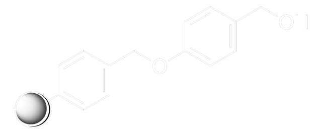 4-Benzyloxybenzyl alcohol, polymer-bound 100-200&#160;mesh, extent of labeling: 0.5-1.0&#160;mmol/g OH loading, 1&#160;% cross-linked with divinylbenzene