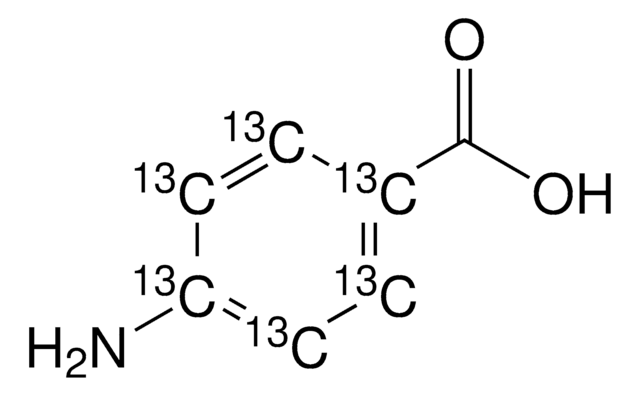 4-Aminobenzoic acid-(phenyl-13C6) &#8805;99% 13C, &#8805;99% (CP)