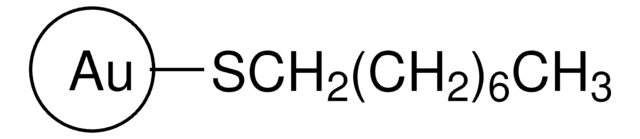 正辛硫醇官能化金纳米粒子 2-4&#160;nm avg. part. size (TEM), octanethiol functionalized, 2&#160;% (w/v) in toluene