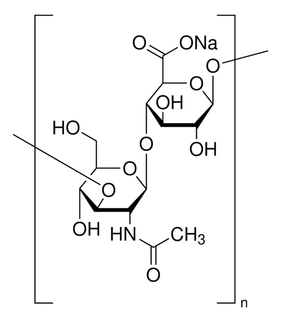 Hyaluronic acid sodium salt from Streptococcus equi mol wt 500,000-750,000