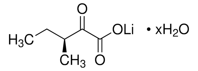 (S)-3-甲基-2-氧代戊酸 锂盐 水合物 &#8805;95.0% (TLC)