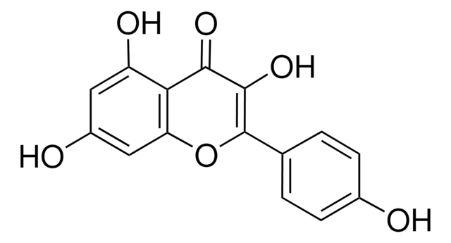 山柰酚 Pharmaceutical Secondary Standard; Certified Reference Material, certified reference material, pharmaceutical secondary standard, pkg of 30&#160;mg