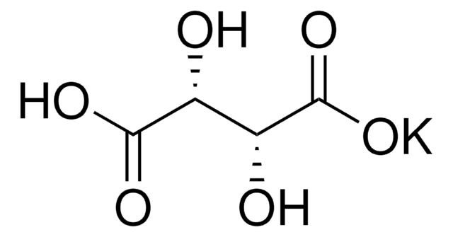 L-酒石酸二氢钾 puriss., meets analytical specification of Ph.Eur., BP, FCC, 99.5-100.5% (related to dried substance)