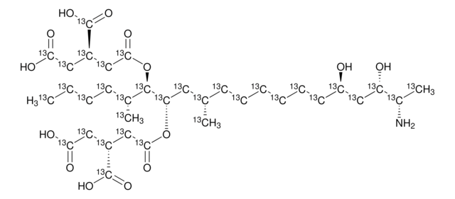 伏马菌素 B2-13C34 溶液 ~10&#160;&#956;g/mL in acetonitrile: water, analytical standard