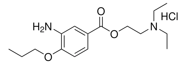 丙美卡因 盐酸盐 pharmaceutical secondary standard, certified reference material