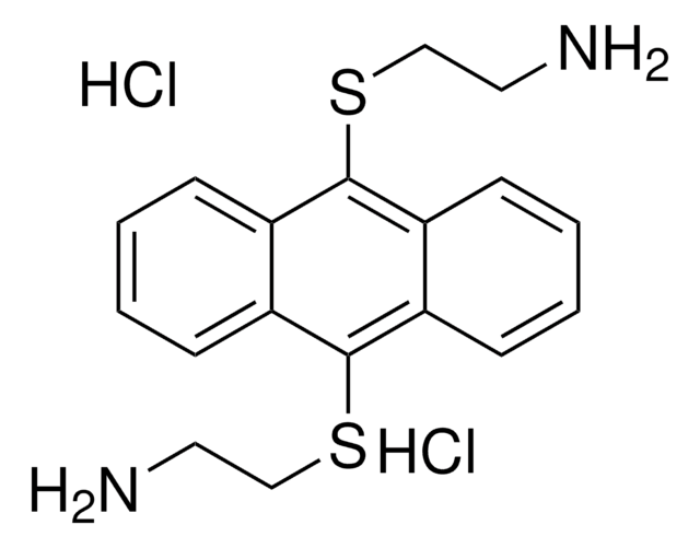 2-((10-((2-AMINOETHYL)THIO)-9-ANTHRYL)THIO)ETHANAMINE DIHYDROCHLORIDE AldrichCPR