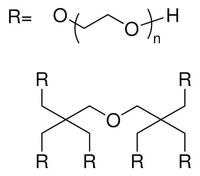 6arm-PEG17K dipentaerythritol core, average Mn 17,000