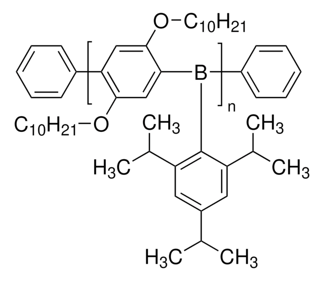 Poly[(2,5-didecyloxy-1,4-phenylene) (2,4,6-triisopropylphenylborane)], diphenyl terminated