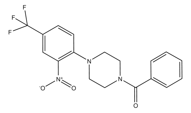 (4-(2-Nitro-4-(trifluoromethyl)phenyl)piperazin-1-yl)(phenyl)methanone