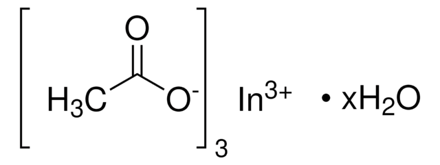 醋酸铟 水合物 99.99% trace metals basis