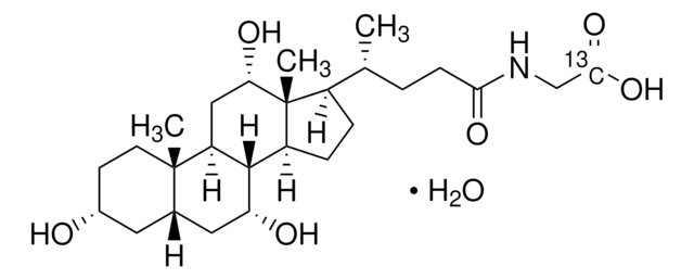 Glycocholic acid-(glycyl-1-13C) monohydrate 99 atom % 13C