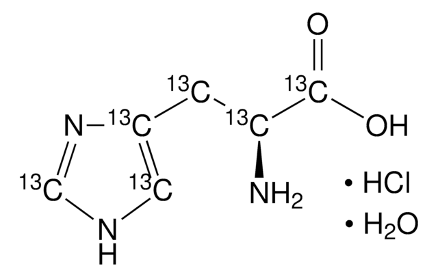 L-Histidine-13C6 hydrochloride monohydrate 97 atom % 13C, 98% (CP)