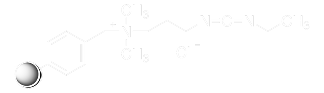 聚合物键合型 N-(3-二甲基氨丙基)-N′-乙基碳二亚胺 200-400&#160;mesh, extent of labeling: ~1.4&#160;mmol/g loading, matrix crosslinked with 1% DVB