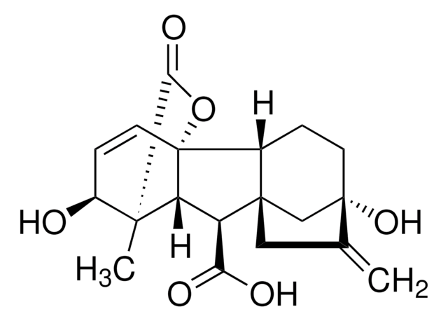 Gibberellic acid suitable for plant cell culture, BioReagent, &#8805;90% gibberellin A3 basis (of total gibberellins.)