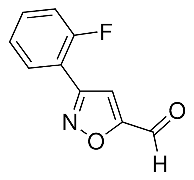 3-(2-Fluorophenyl)isoxazole-5-carbaldehyde AldrichCPR