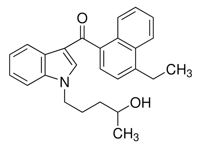 JWH-210 4-Hydroxypentyl metabolite solution 100&#160;&#956;g/mL in methanol, ampule of 1&#160;mL, certified reference material, Cerilliant&#174;