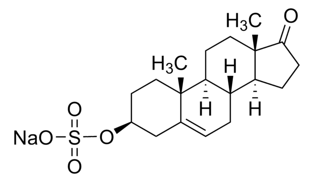 Dehydroepiandrosterone 3-sulfate (DHEAS) sodium salt solution 1.0&#160;mg/mL in methanol (as free sulfate), ampule of 1&#160;mL, certified reference material, Cerilliant&#174;