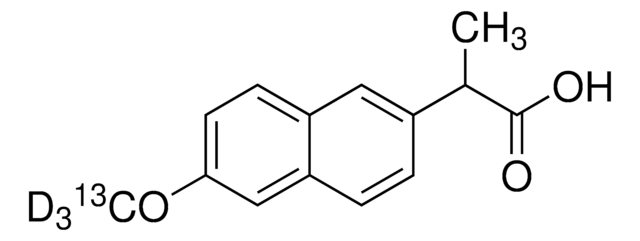 (±)-Naproxen-(methoxy-13C,d3) analytical standard