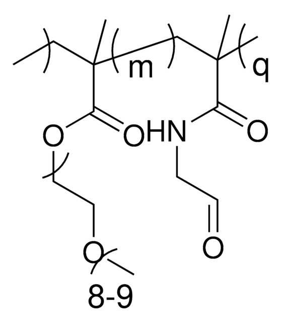 Poly(OEGMA) aldehyde functionalized, 25 wt% solution in water