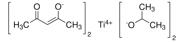 Titanium diisopropoxide bis(acetylacetonate) 75&#160;wt. % in isopropanol