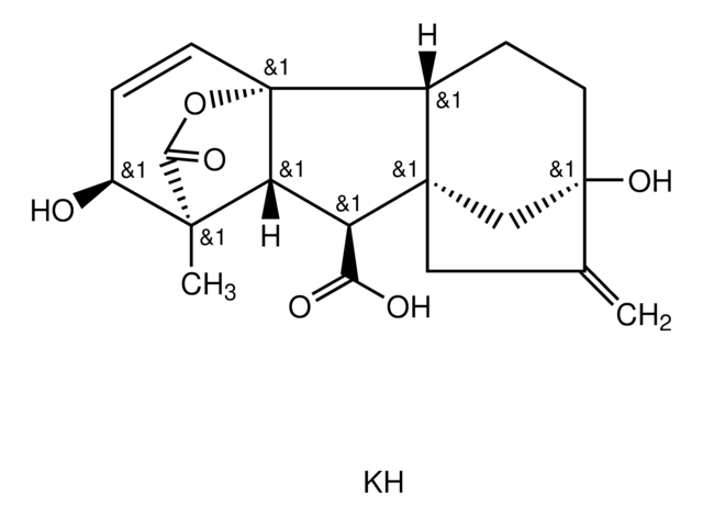 Gibberellic acid potassium salt BioReagent, suitable for plant cell culture, ~95%, &#8805;50% total GA3 basis