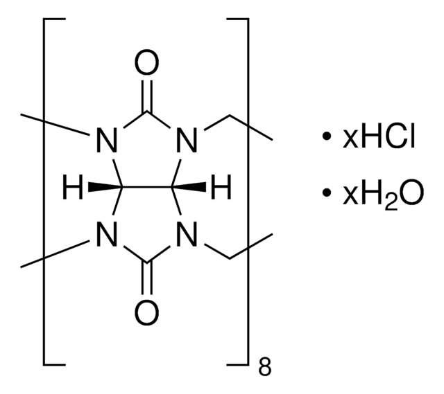 Cucurbit[8]uril hydrate contains acid of crystalization