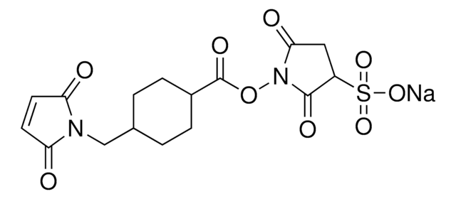 4-(N-Maleimidomethyl)cyclohexane-1-carboxylic acid 3-sulfo-N-hydroxysuccinimide ester sodium salt powder