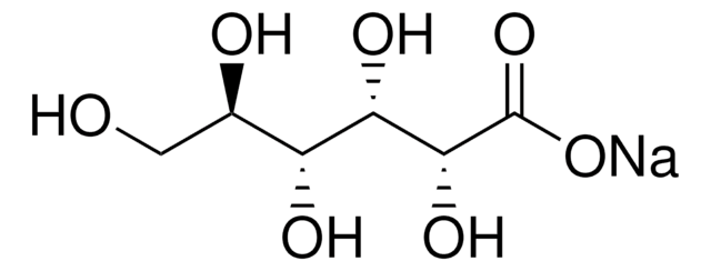 D -葡萄糖酸 钠盐 certified reference material, TraceCERT&#174;, Manufactured by: Sigma-Aldrich Production GmbH, Switzerland