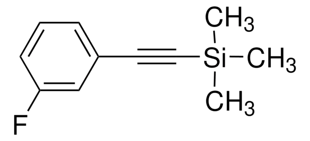 1-[(Trimethylsilyl)ethynyl]-3-fluorobenzene 97%