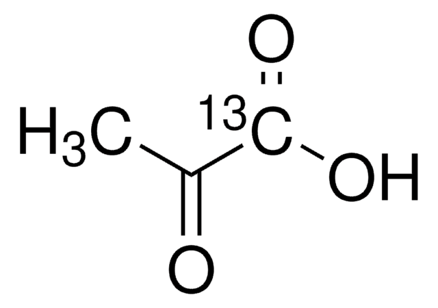 丙酮酸-1-13C（游离酸） &#8805;99 atom % 13C, &#8805;99% (CP)