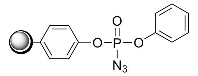 Diphenylphosphoryl azide, polymer-bound 100-200&#160;mesh, 1&#160;% cross-linked with divinylbenzene