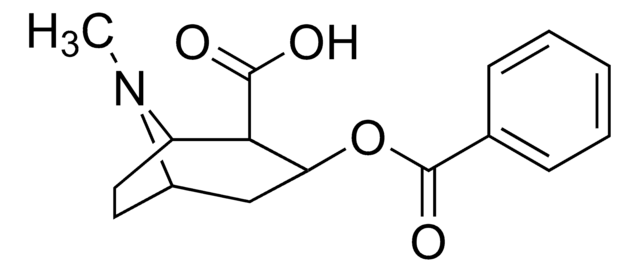 苯甲酰芽子碱标准液 溶液 100&#160;&#956;g/mL in methanol, ampule of 1&#160;mL, certified reference material, Cerilliant&#174;