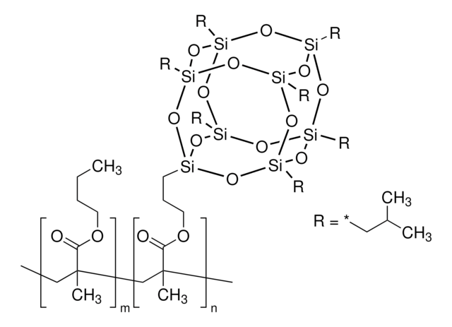 Poly[(propylmethacryl-heptaisobutyl-PSS)-co-(n-butyl methacrylate)] PSS 25&#160;wt. %