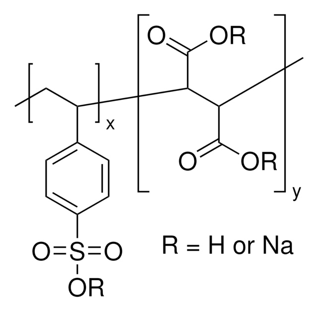 聚（4-苯乙烯磺酸- co - 马来酸） 钠盐 average Mw ~20,000, powder