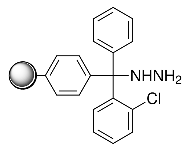 聚合物键合型 2-氯三苯甲基肼 200-400&#160;mesh, extent of labeling: 0.4-0.6&#160;mmol/g loading, 1&#160;% cross-linked