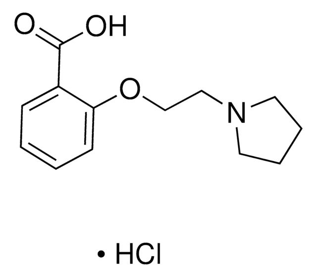 2-[2-(1-Pyrrolidinyl)ethoxy]benzoic acid hydrochloride AldrichCPR