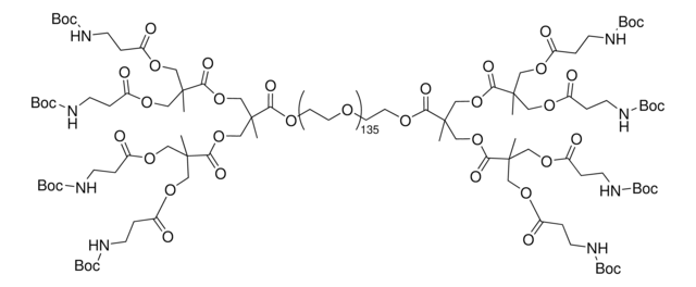 Poly(ethylene glycol) linear dendrimer NHBoc terminated, PEG Mn 6000, generation 2