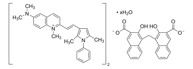 Pyrvinium pamoate salt hydrate &#8805;98% (HPLC)