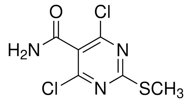 4,6-Dichloro-2-(methylthio)pyrimidine-5-carboxamide 97%