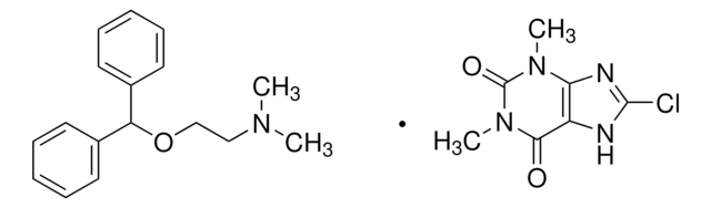 茶苯海明 Pharmaceutical Secondary Standard; Certified Reference Material